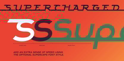 Alpha Strada Font Poster 4