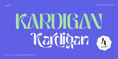 Kardigan Font Poster 1