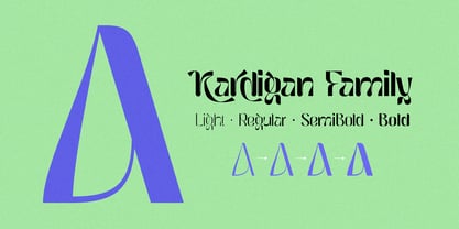 Kardigan Font Poster 3