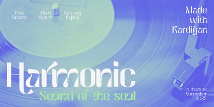 Kardigan Font Poster 9