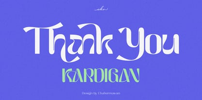 Kardigan Font Poster 14