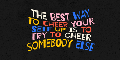 Right Point Font Poster 2