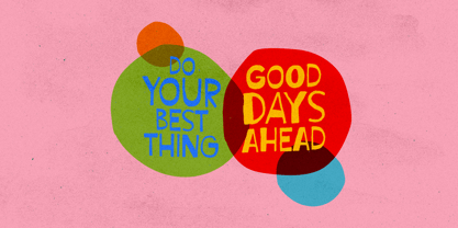 Right Point Font Poster 3