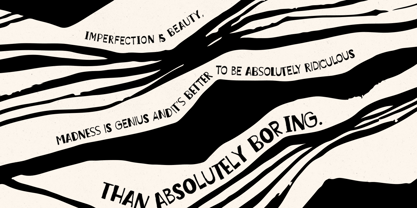 Right Point Font Poster 6