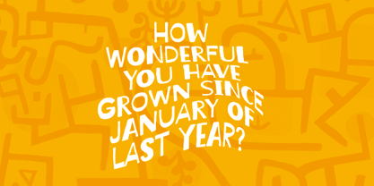 Right Point Font Poster 5