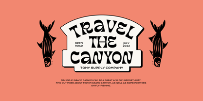 Nortub Moons Font Poster 4