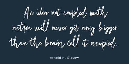 Staqila Signature Font Poster 9