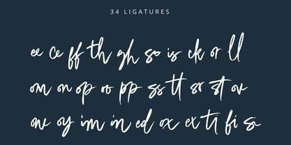 Staqila Signature Font Poster 8