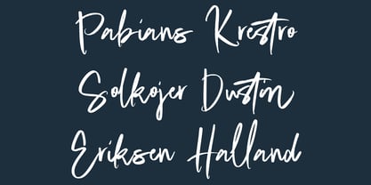 Staqila Signature Font Poster 5