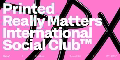 Suiza Font Poster 4