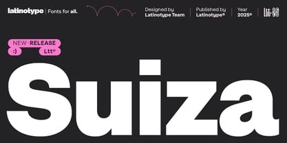Suiza Font Poster 1