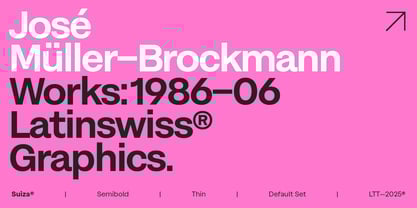 Suiza Font Poster 7
