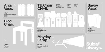 Suiza Font Poster 10
