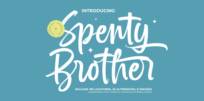 Spenty Brother Font Poster 1
