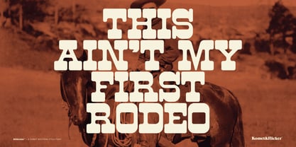 Bonzana Font Poster 7