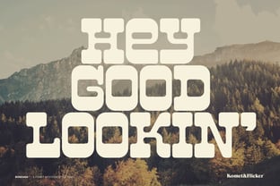 Bonzana Font Poster 14