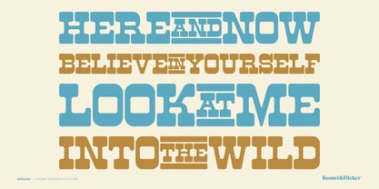 Bonzana Font Poster 6