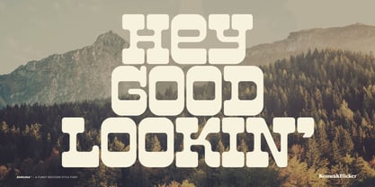 Bonzana Font Poster 3