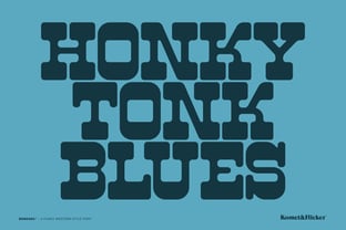 Bonzana Font Poster 15