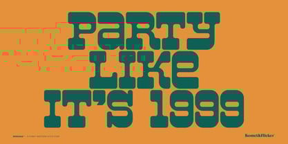 Bonzana Font Poster 9