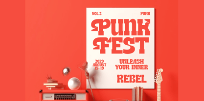 Naska Rumbe Font Poster 11