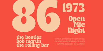 Naska Rumbe Font Poster 13