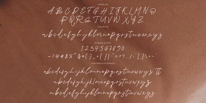 Bristian Signature Font Poster 7