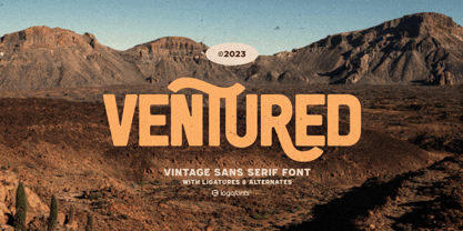 Ventured Font Poster 1