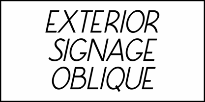 Exterior Signage JNL Font Poster 4