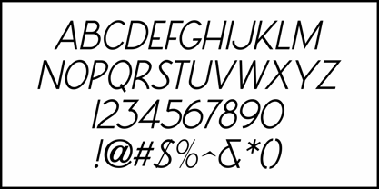 Exterior Signage JNL Font Poster 5