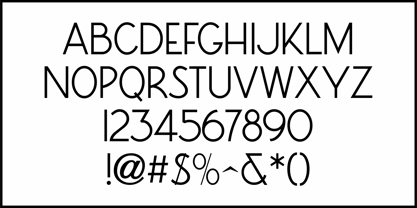 Exterior Signage JNL Font Poster 3