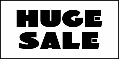 Huge Sale JNL Font Poster 2