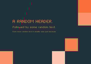 Pixel 01 Font Poster 5