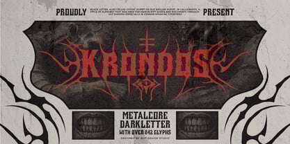 Krondos Font Poster 1