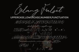 Erlang Falset Font Poster 7