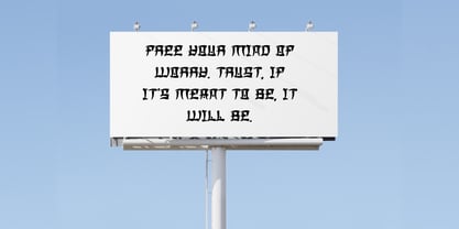 Netsumia Font Poster 7