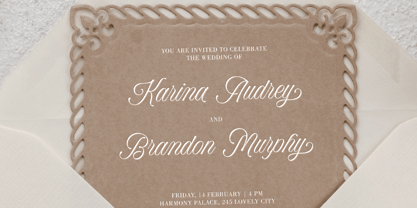 Winter Rhapsody Font Poster 6