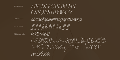 Serafilms Font Poster 8