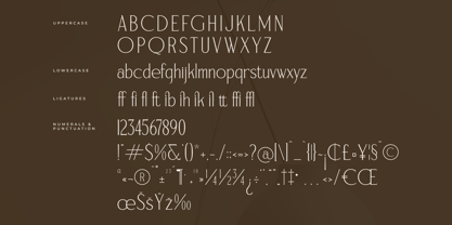 Serafilms Font Poster 7