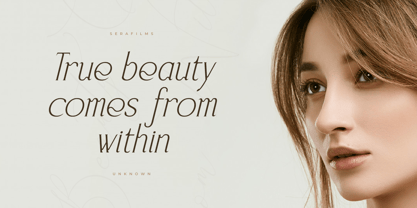 Serafilms Font Poster 3