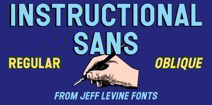 Instructional Sans JNL Font Poster 1