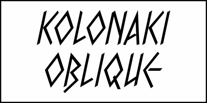 Kolonaki JNL Font Poster 4