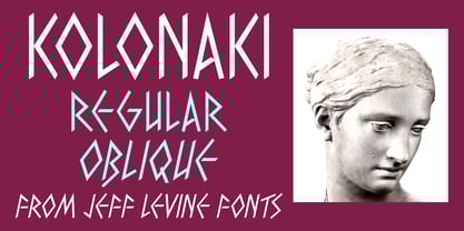 Kolonaki JNL Font Poster 1