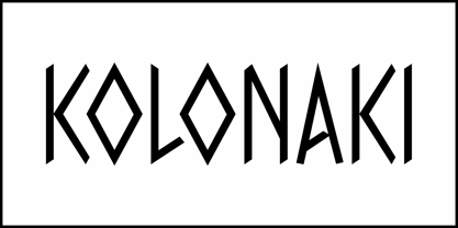 Kolonaki JNL Font Poster 2