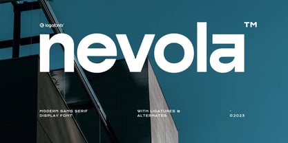 Nevola Font Poster 1