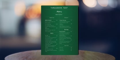 The Throwback Font Poster 4