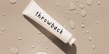 The Throwback Font Poster 5