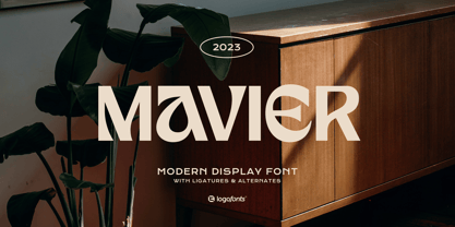 Mavier Font Poster 1