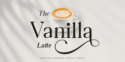 Bastiani Modern Font Poster 2