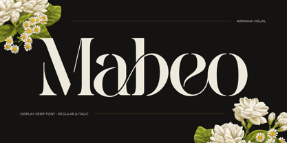 Mabeo Vintage Font Poster 1